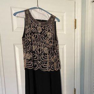 JKARA sleeveless evening dress